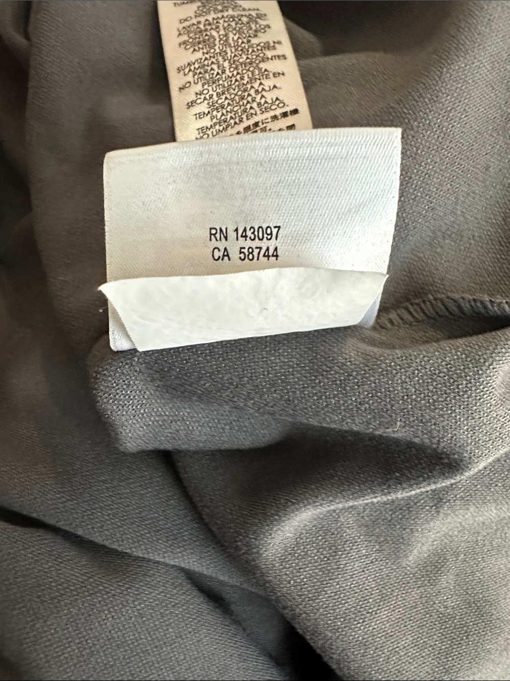 Spyder Men's Long Sleeve Half-Zip Shirt in Gray and Orange - Picture 7 of 8